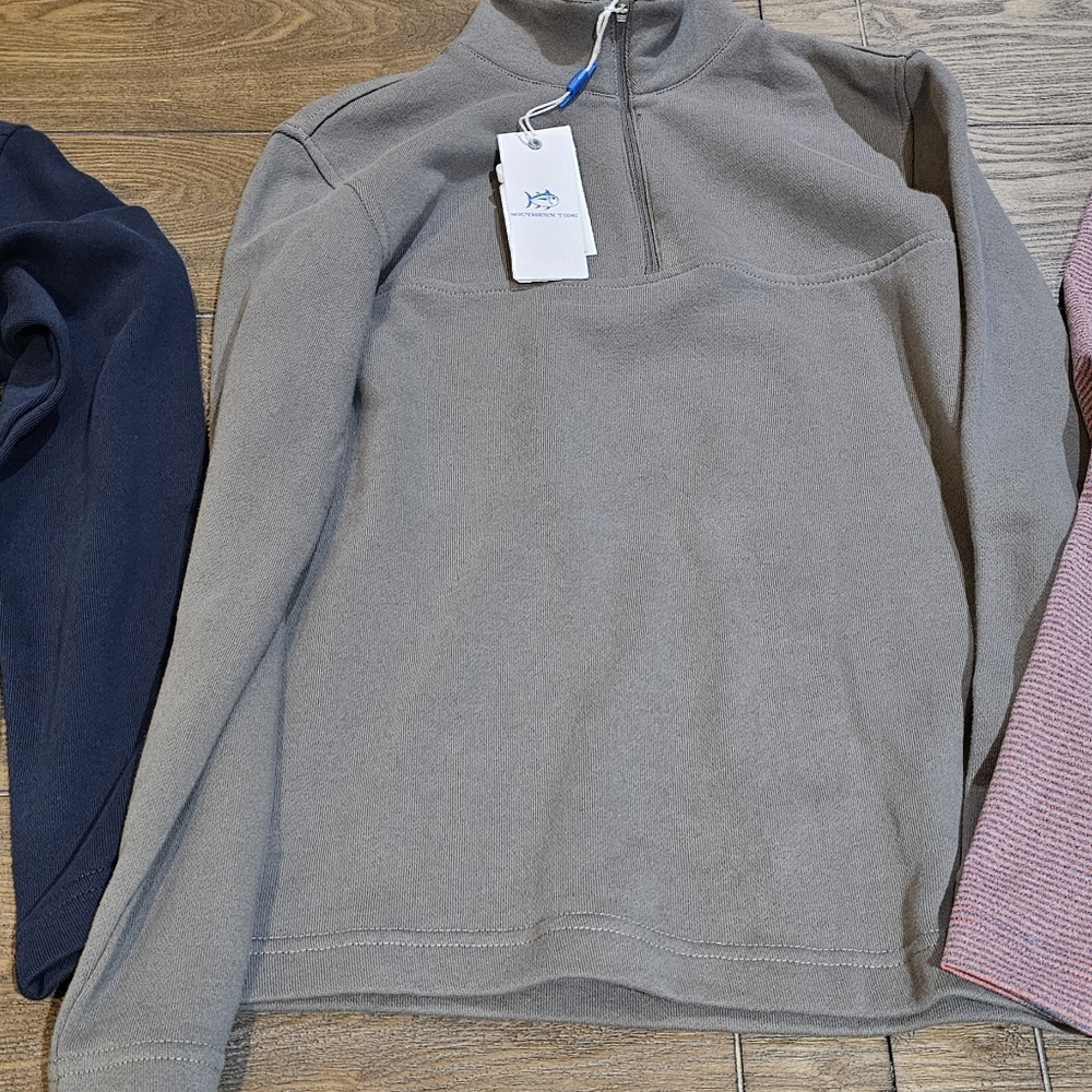 New southern tide Youth McLain Quarter Zip
